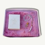 Coffret Mila - Collection Silver Islamique - Tapis Roser - Coran - Tasbih et Musc - Boutique Paradis Oriental.
